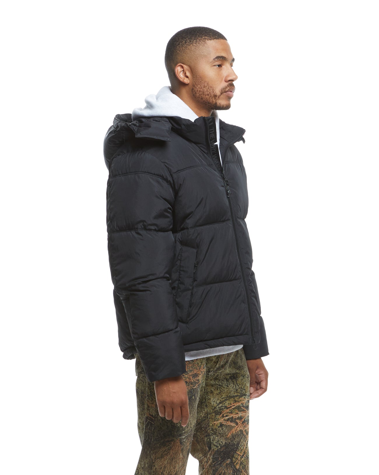 Hooded Puffer - Black